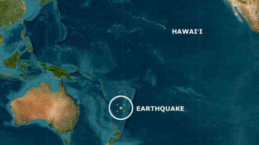 No Tsunami Threat To Hawai I After Strong Earthquakes Near Fiji