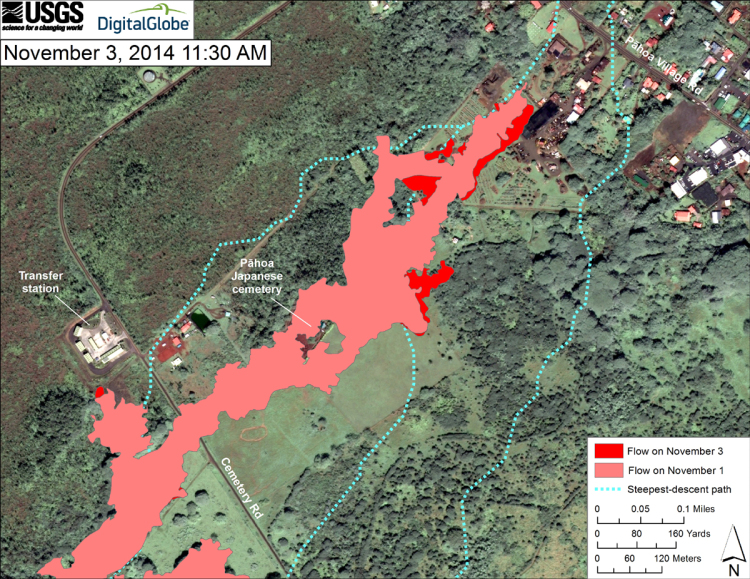 VIDEO: Evening Lava Flow Update – Monday, Nov. 3