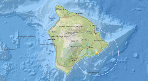 3.7 Earthquake Shakes Puna