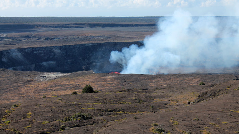 Kilauea Volcano Lava Lake Rises Back Into View