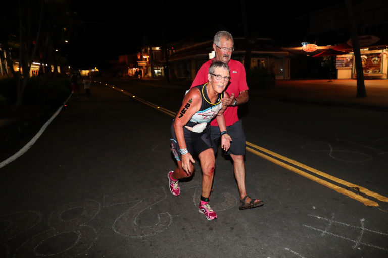 Ironman Athletes Fight Exhaustion To Finish Into The Night