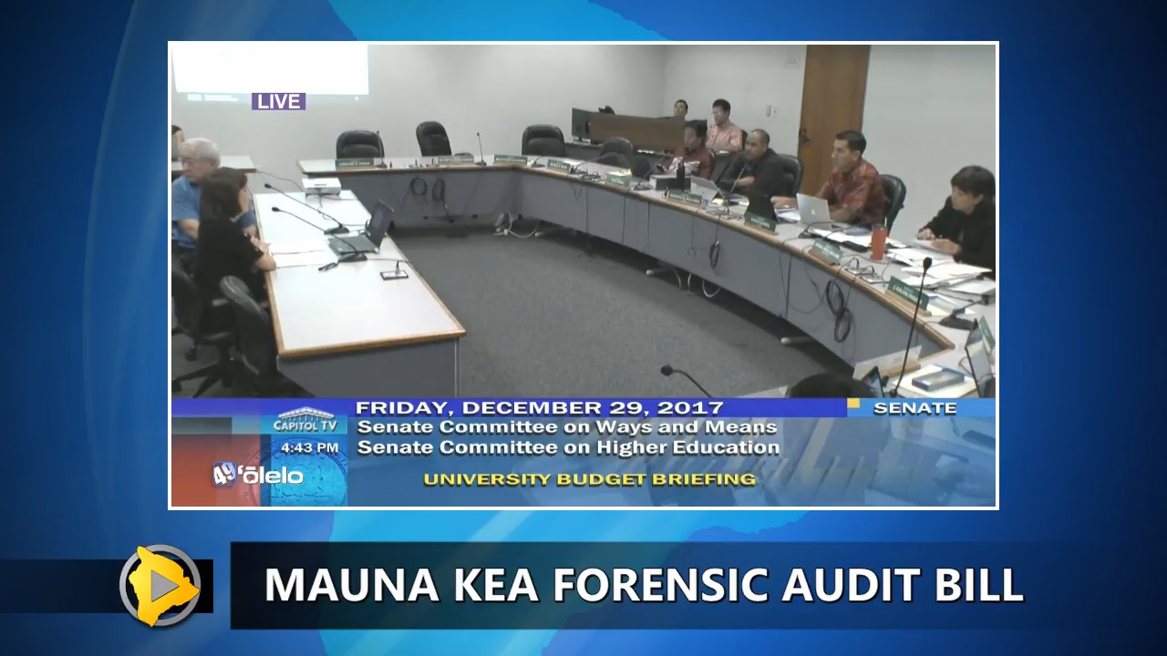 Video Multiple Mauna Kea Related Bills Introduced