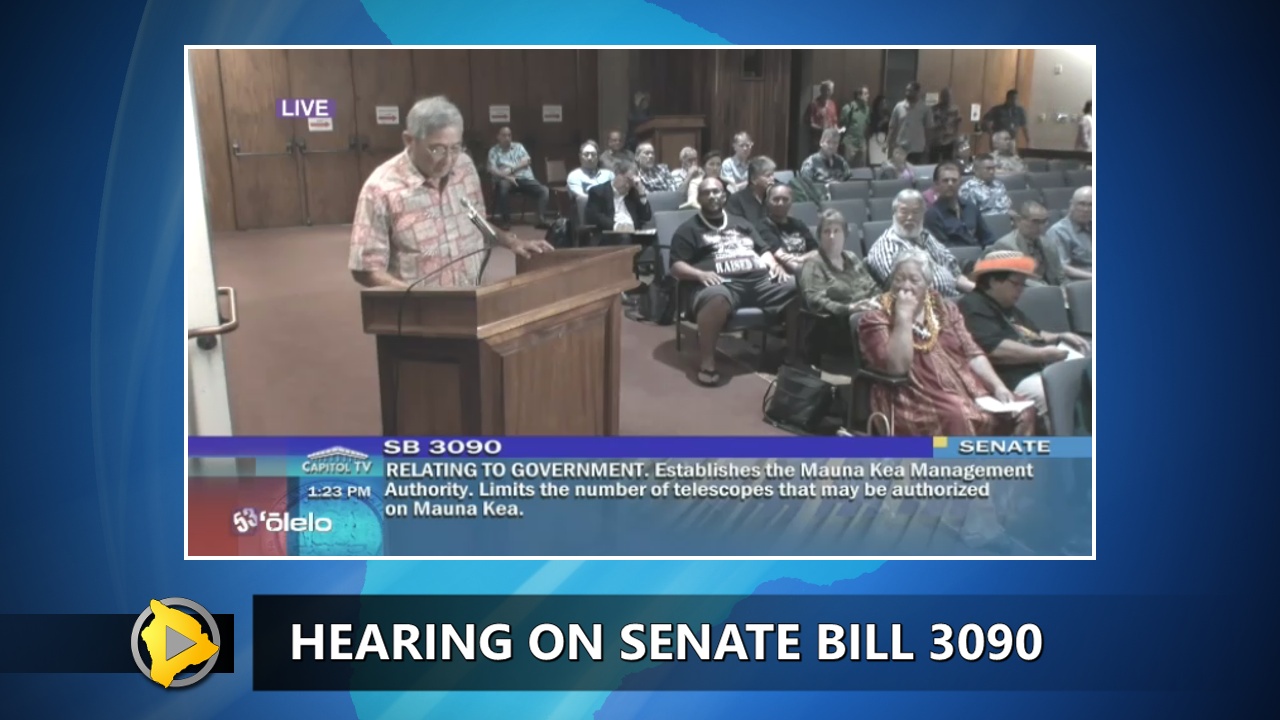 Video Mayor Kim Testifies On Mauna Kea Management Bill