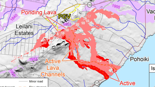 VIDEO: 2 pm Eruption Update – Leilani Lava Flow Forces Evacuations