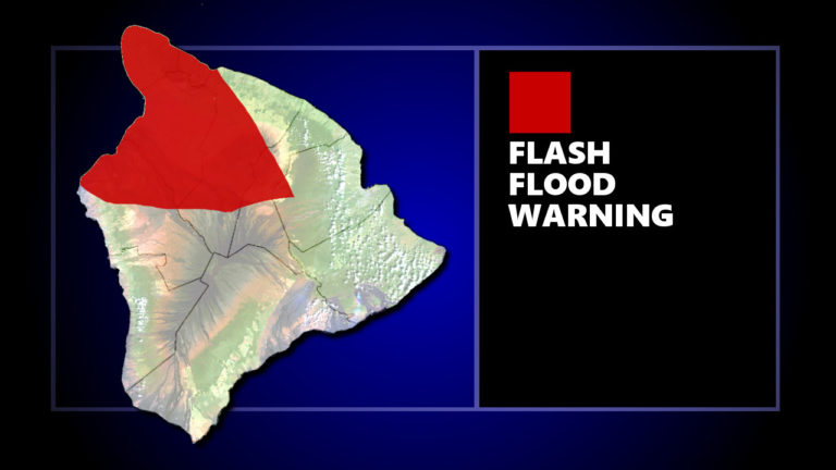 Flash Flood Warning for Kohala, North Kona