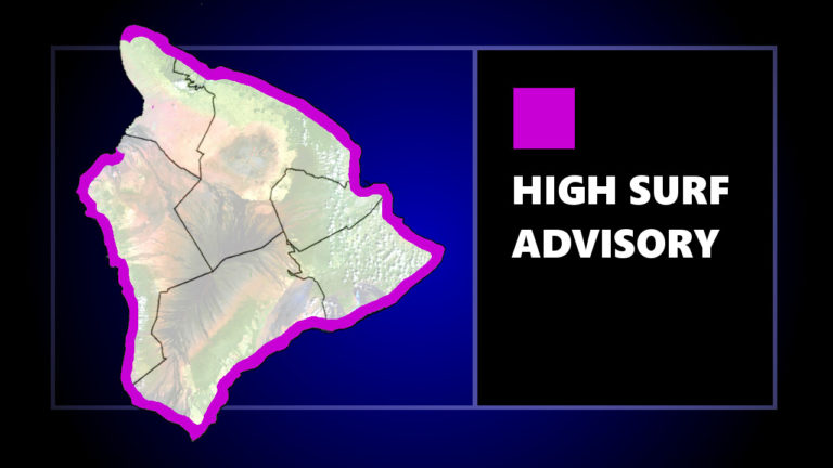 High Surf Advisory In Effect For Hawaiʻi Island