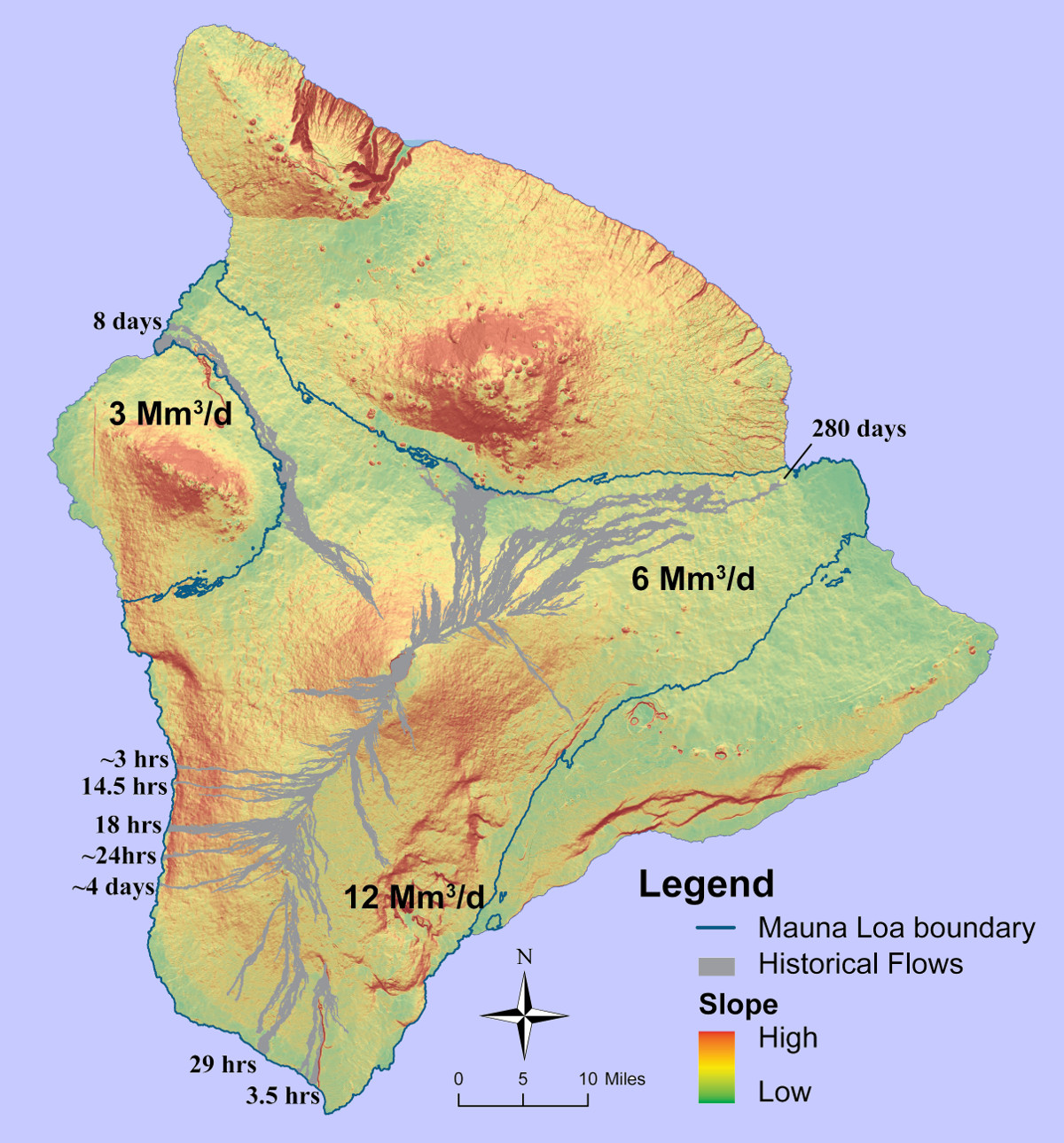 hawaii mauno loa on which island