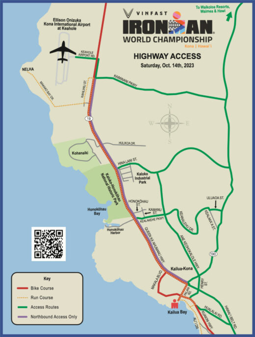 Closures Set For Saturday’s Ironman Championship In Kona