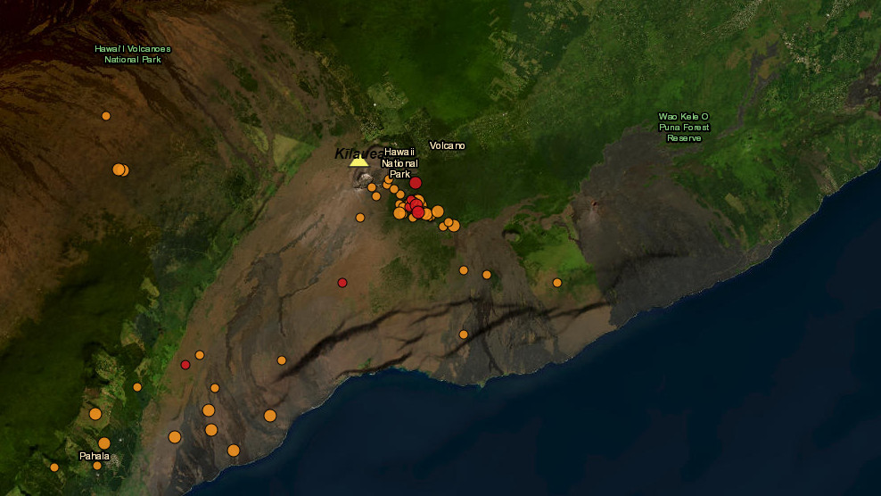 Kilauea Volcano Update: Earthquakes Increasing On Upper East Rift Zone
