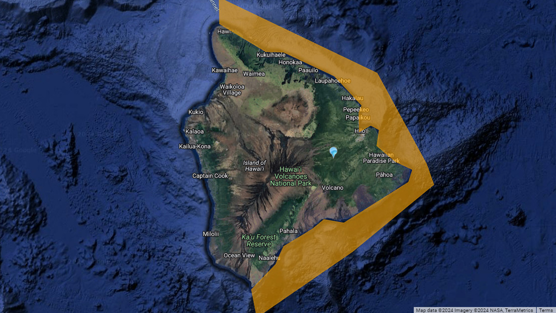 Brown Water Advisory Issued For Entire East Side Of Hawaii Island