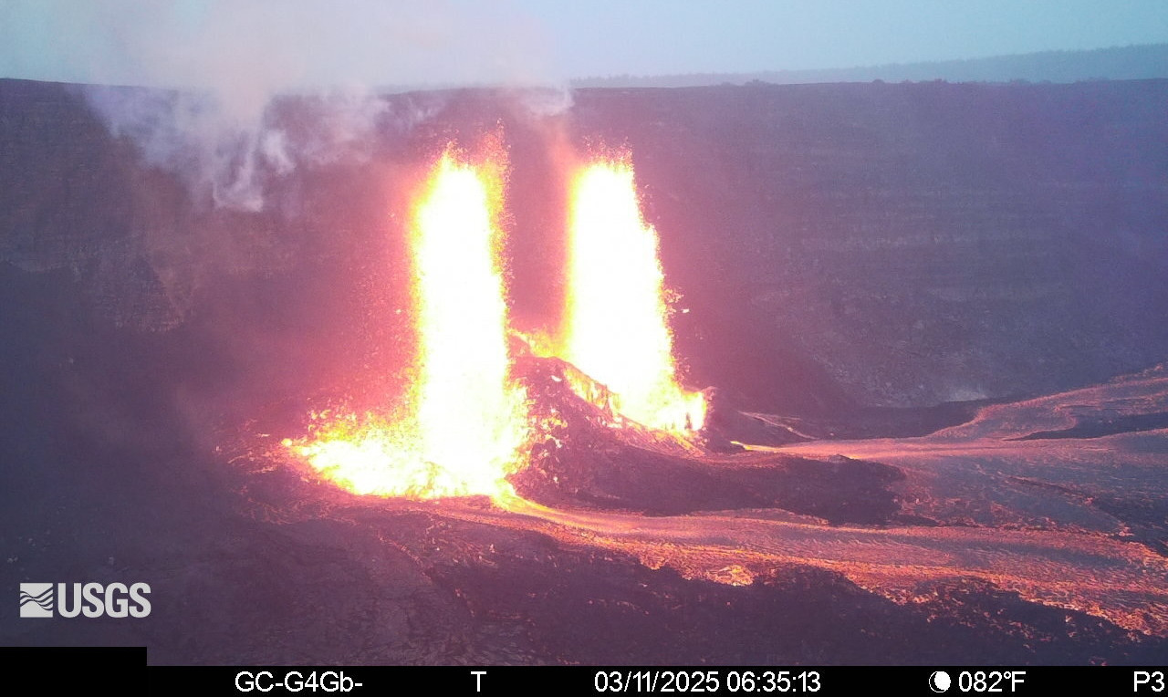 Kilauea Volcano Eruption Update for Tuesday, March 11